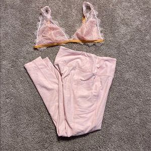 Victoria secret leggings/bra set